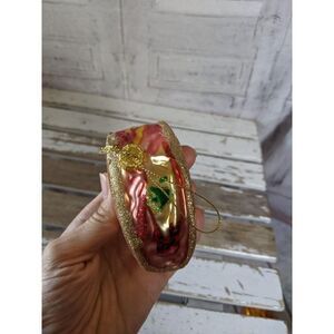 Taco Mexican glass ornament Xmas holiday tree